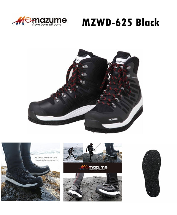 MAZUME FELTSPIKE SHOES MZWD-625 Black