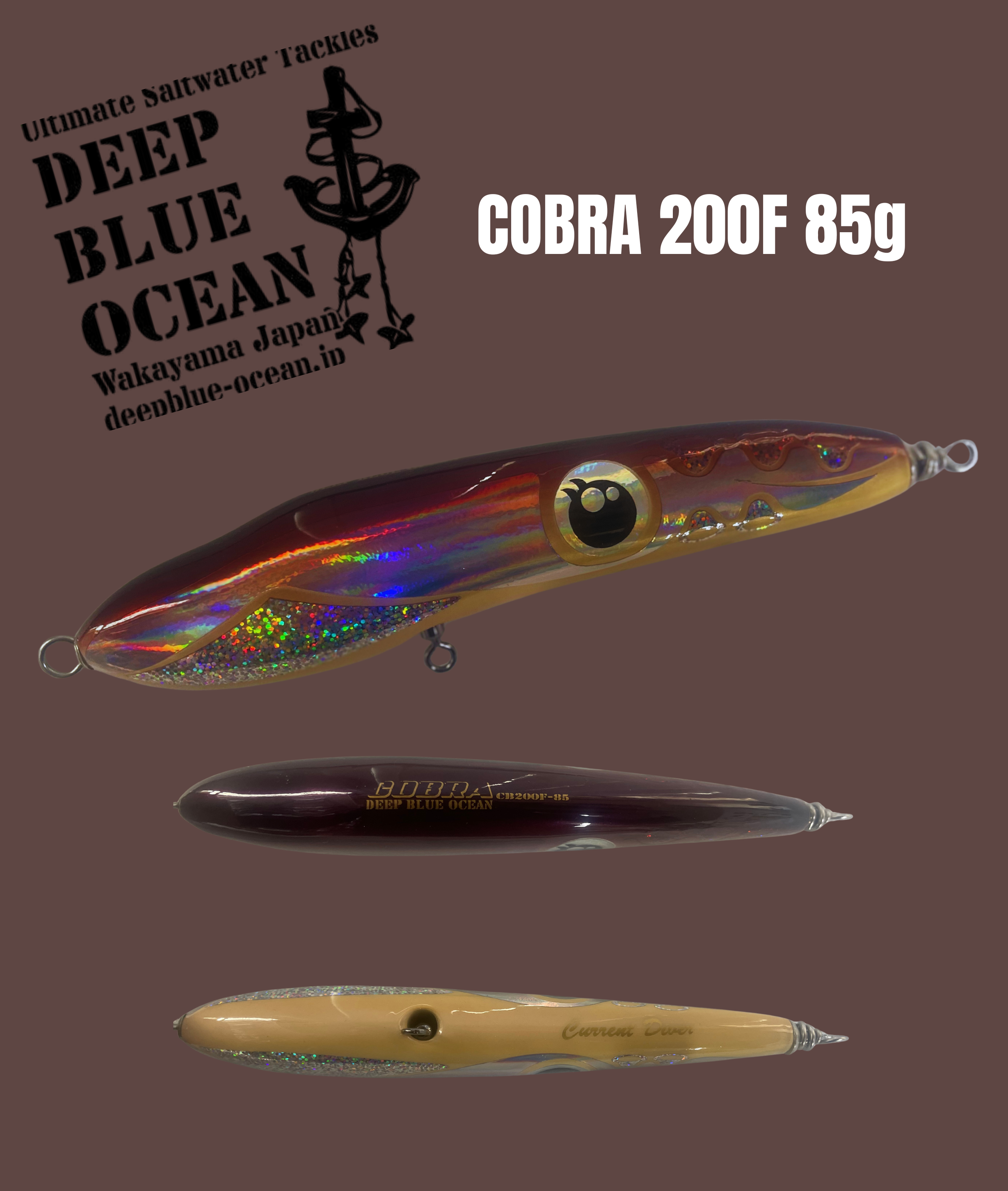 DEEP BLUE OCEAN 鼓舞羅 COBRA STICKBAITS