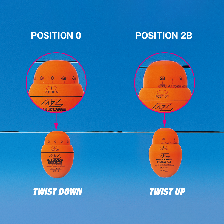 HIROMI Adjustable ISO Float Air Zone AZ-29Z (-2B-2B)
