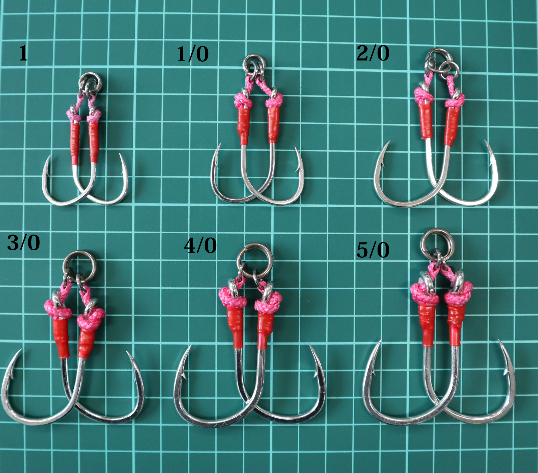 YAMAI SUTEKI PLUGGING DOUBLE HOOKS (new size 5/0 now available)