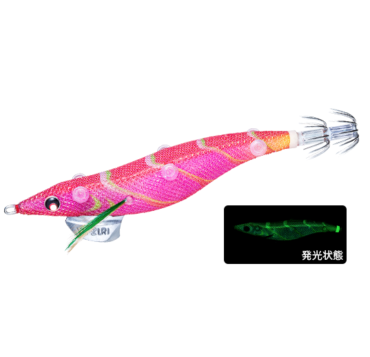 YOZURI SUSHI Q (BAIT-WRAPPED SQUID JIG) FOR BOTTOM USE #3.5
