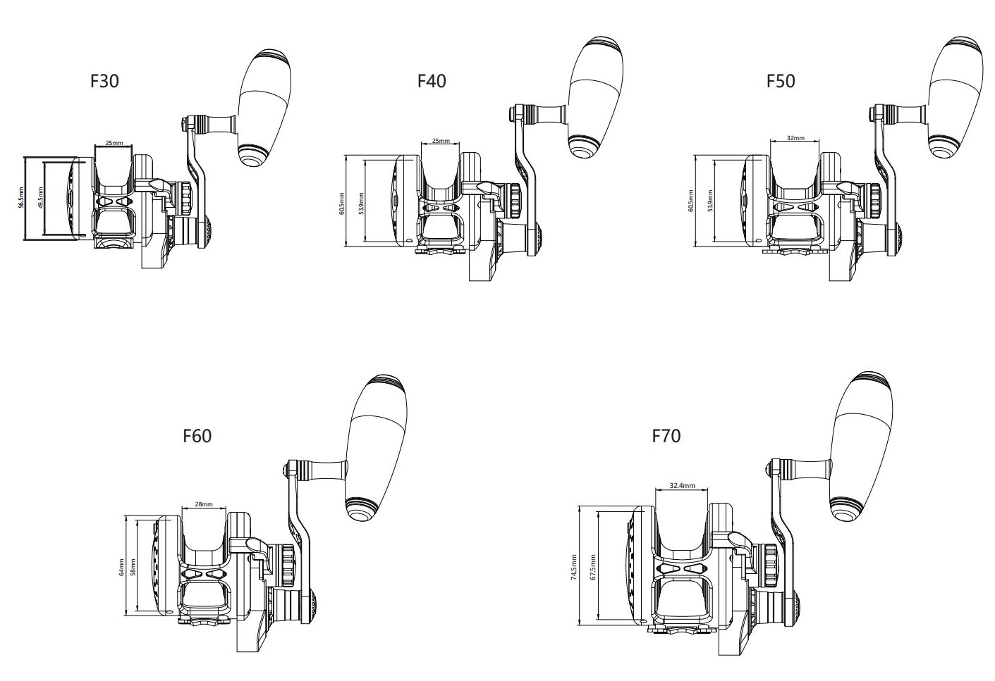 MAXEL Transformer High Speed Jigging Overhead Reel F30/F50