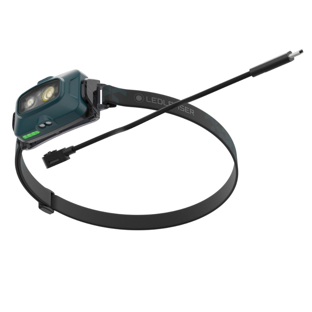 LED LENSER HR4R CORE HEADLAMP TEAL GREEN