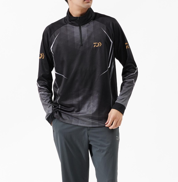 DAIWA DE-7525 Long Sleeve Half Zip Shirt