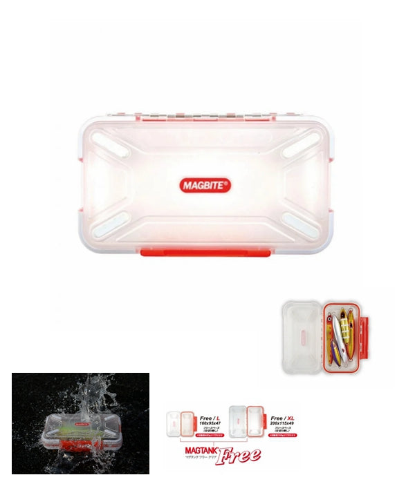 MAGBITE MAGTANK FREE TACKLE BOX L and XL