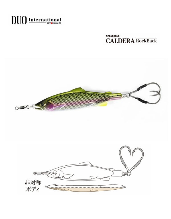 DUO SPEARHEAD CALDERA RockBack Jig Minnow