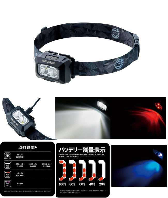 Gamakatsu Headlight LEHL252URC