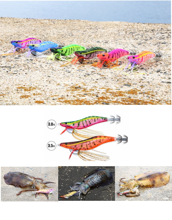 YOZURI EbiQ Squid Jig 3.0 and 3.5