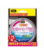 DUEL PINK FLUOROCARBON "FISH CANNOT SEE" LEADER 50M
