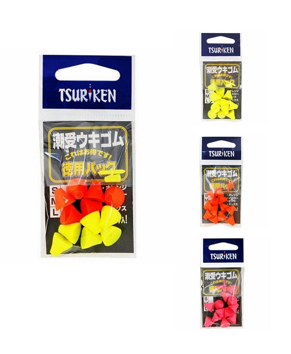 TSURIKEN TIDE FLOAT RUBBER VALUE PACK L