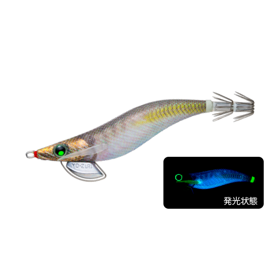 YOZURI PATAPATA Q RATTLE  SUPER BLUE LUMINOUS BODY 3.5