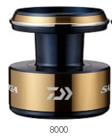 DAIWA 20SALTIGA SPOOL GOLD