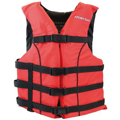Marlin MARLIN UNIVERSAL VEST RED/BLACK PFD LEVEL 50/50S LARGE ADULT