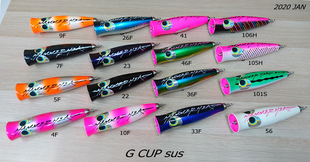HAMMER HEAD 泡舞 G-CUP SUS POPPERS