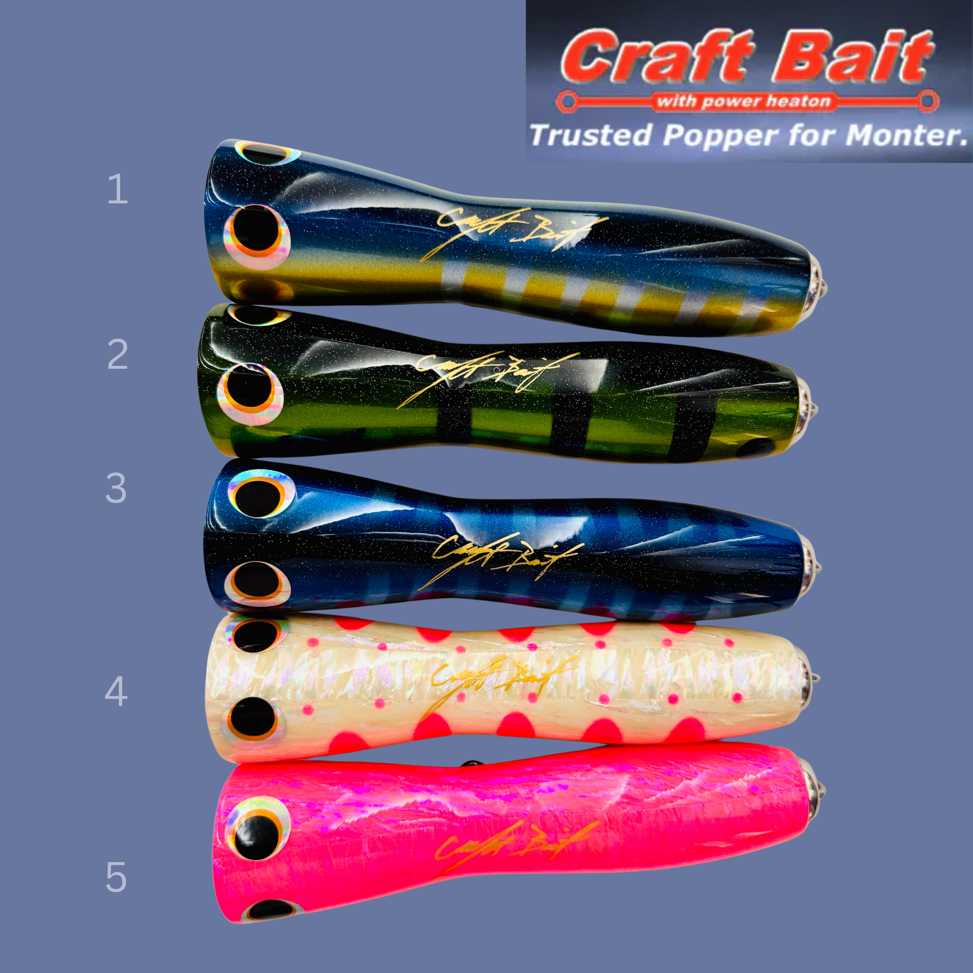 CRAFT BAIT GT3 130G POPPERS