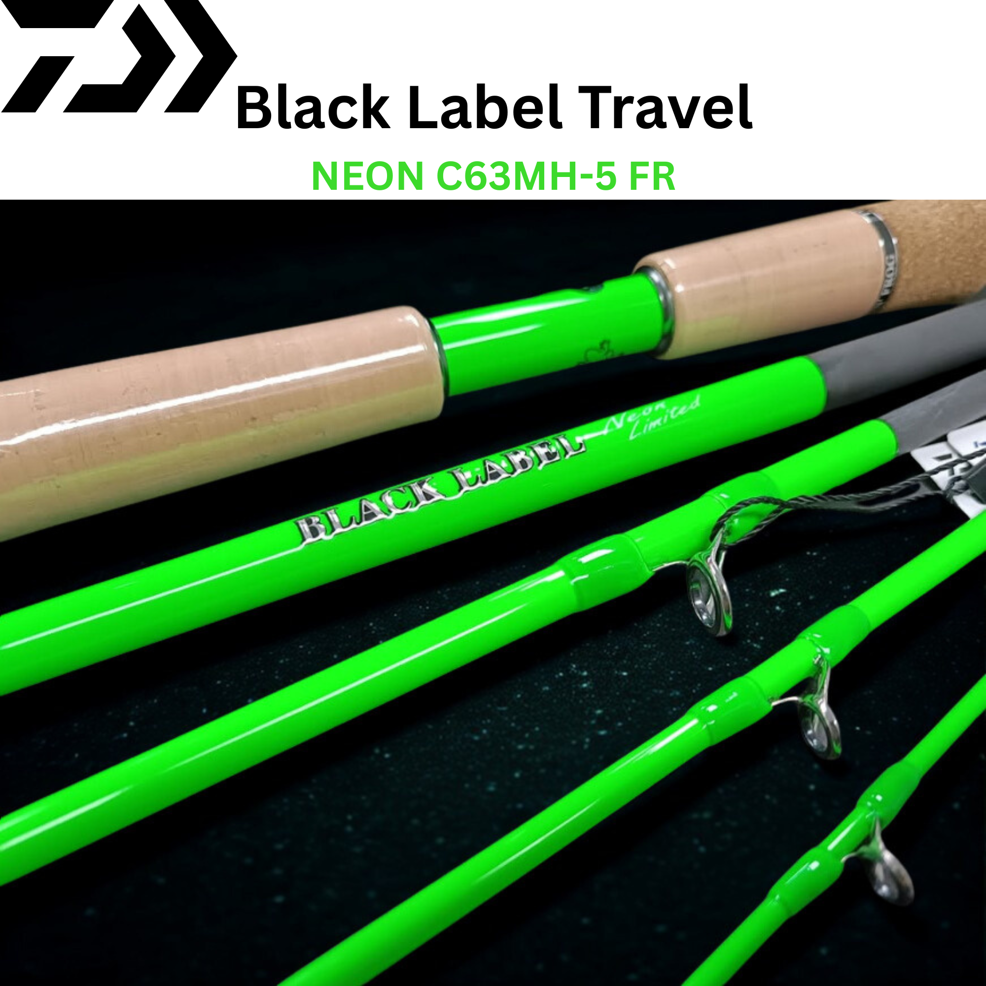 (JDM) DAIWA Black Label Travel NEON C63MH-5・FR