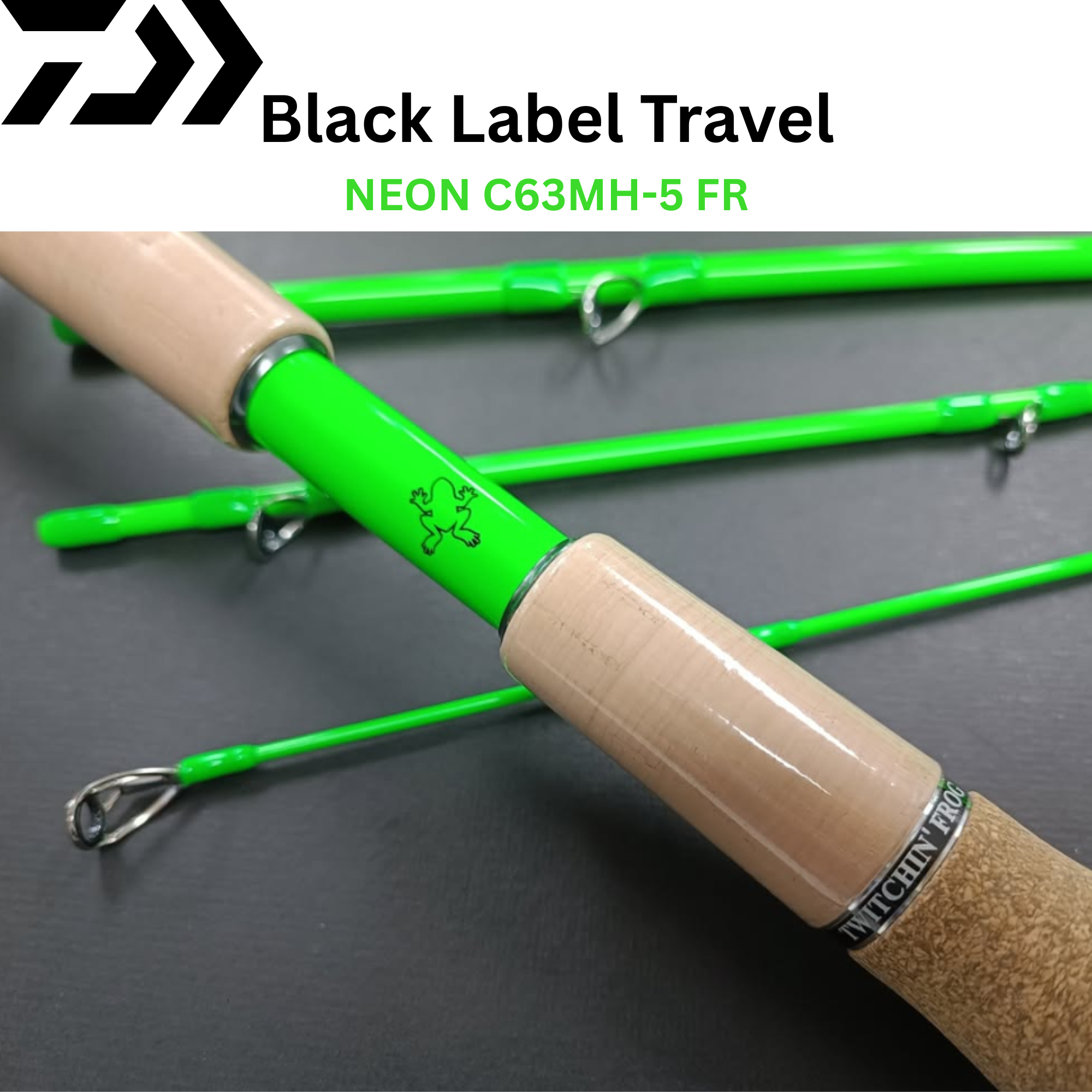 (JDM) DAIWA Black Label Travel NEON C63MH-5・FR