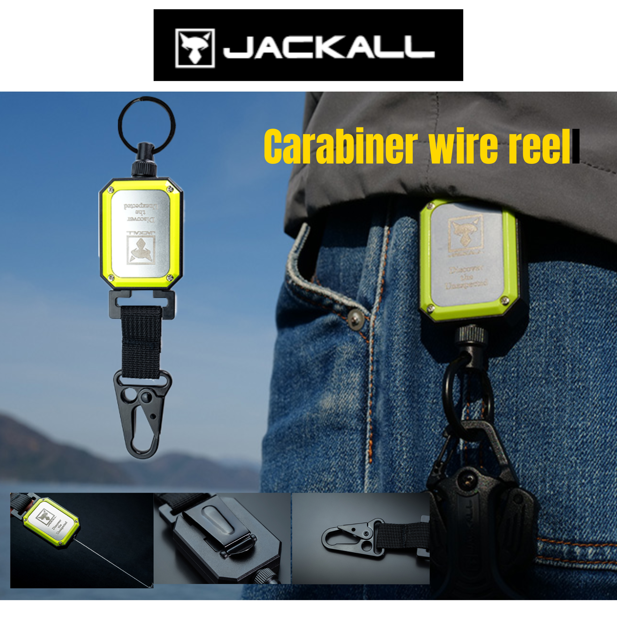 Jackall Carabiner Wire Reel