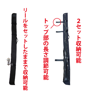 TAKA ROCK SHORE ROD CASE 166cm