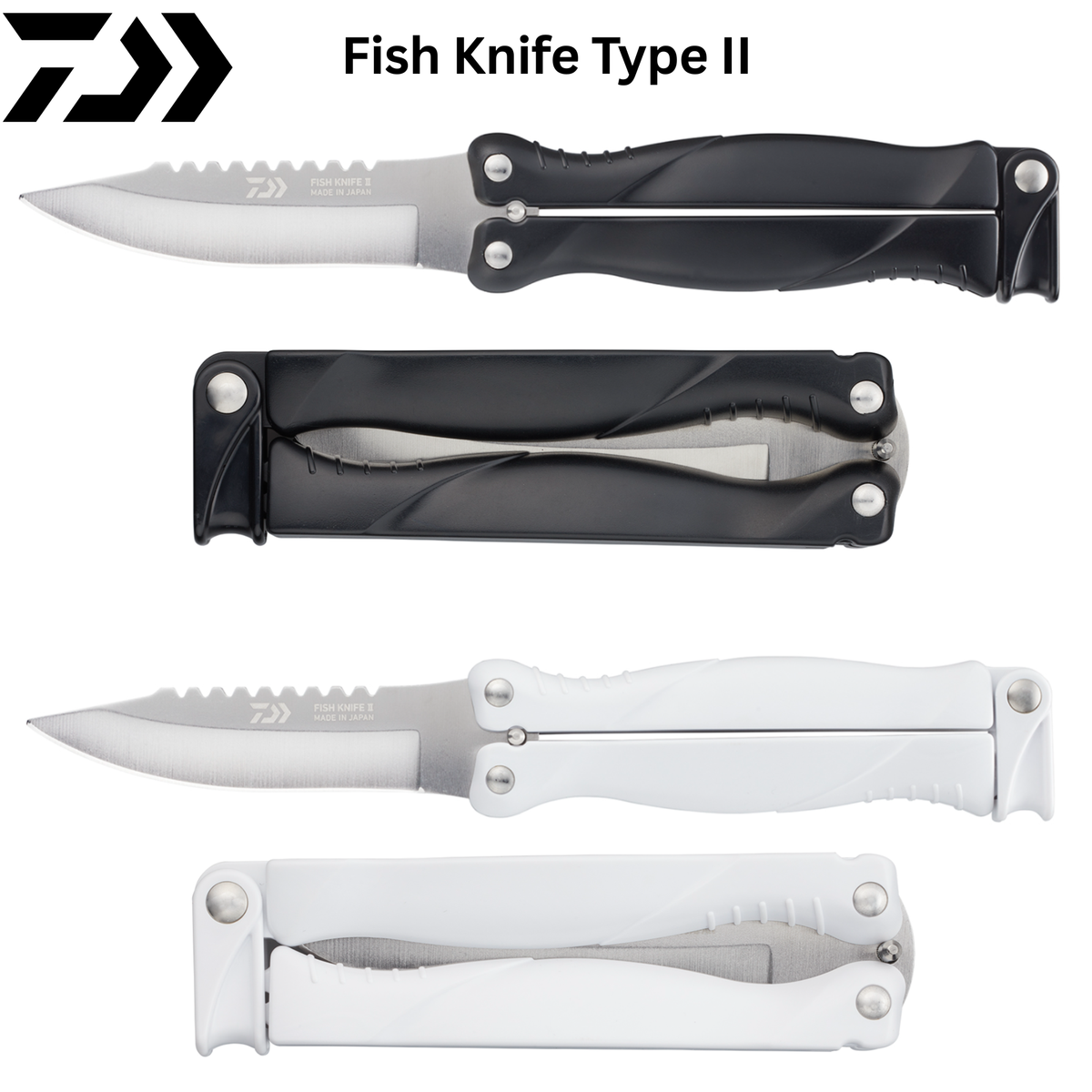 (JDM) DAIWA 26 Foldable Fishing Knife Type II