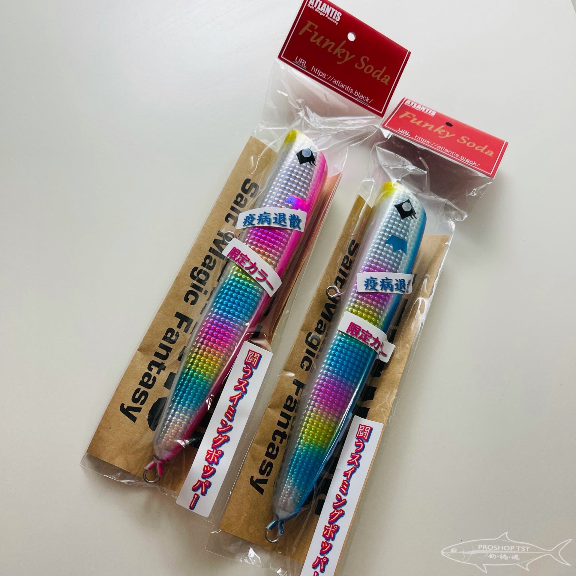 アトランティス　Funky Soda170F Atlantis Funky Soda Swimming Popper 200F – Isofishinglifestyle