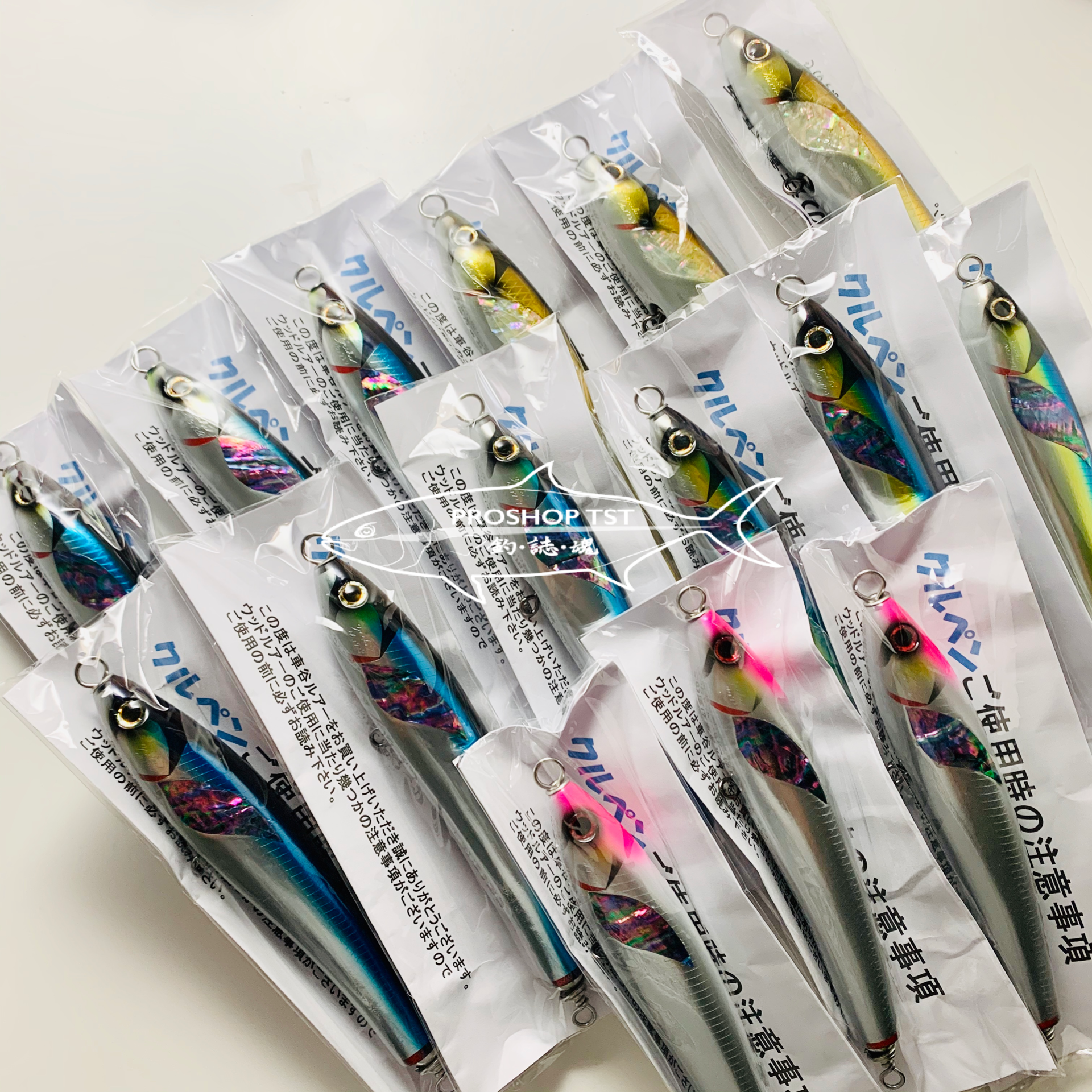Kurupen 車谷 F180 and F210 Stickbaits Super Custom Abalone Fin