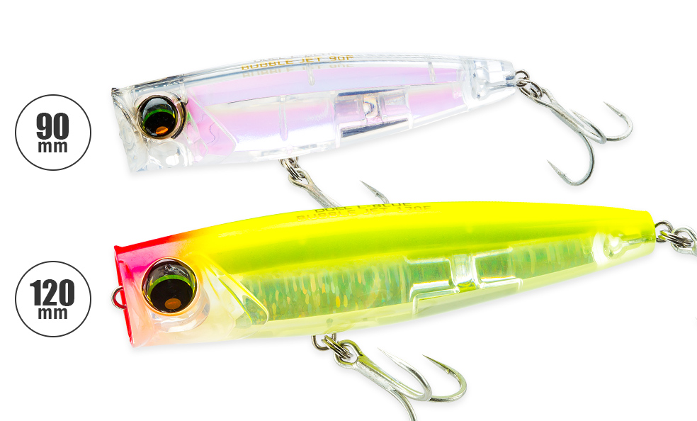 DUEL L-BLUE BUBBLE JET Floating Popper