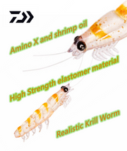 Daiwa Real Krill Worm Tough LL and 3L
