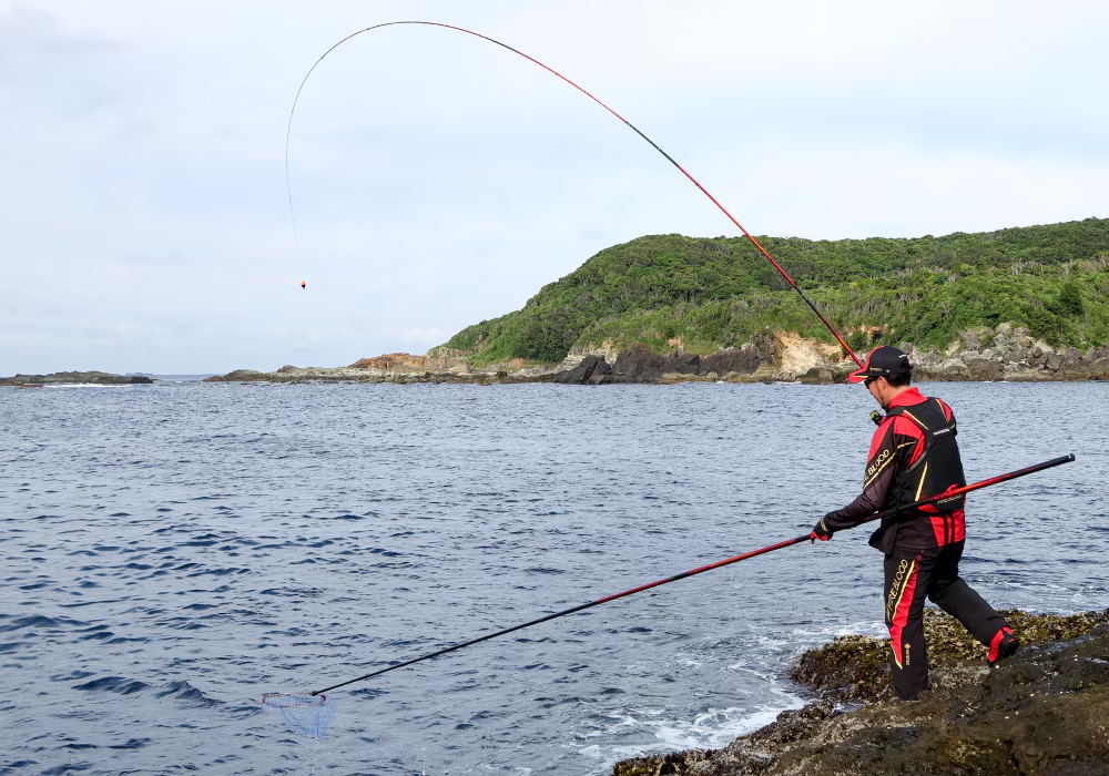 SHIMANO (JDM) FIREBLOOD Landing Pole - New