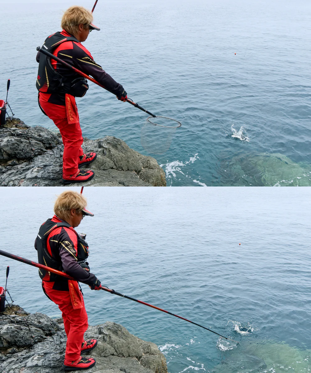 SHIMANO (JDM) FIREBLOOD Landing Pole - New