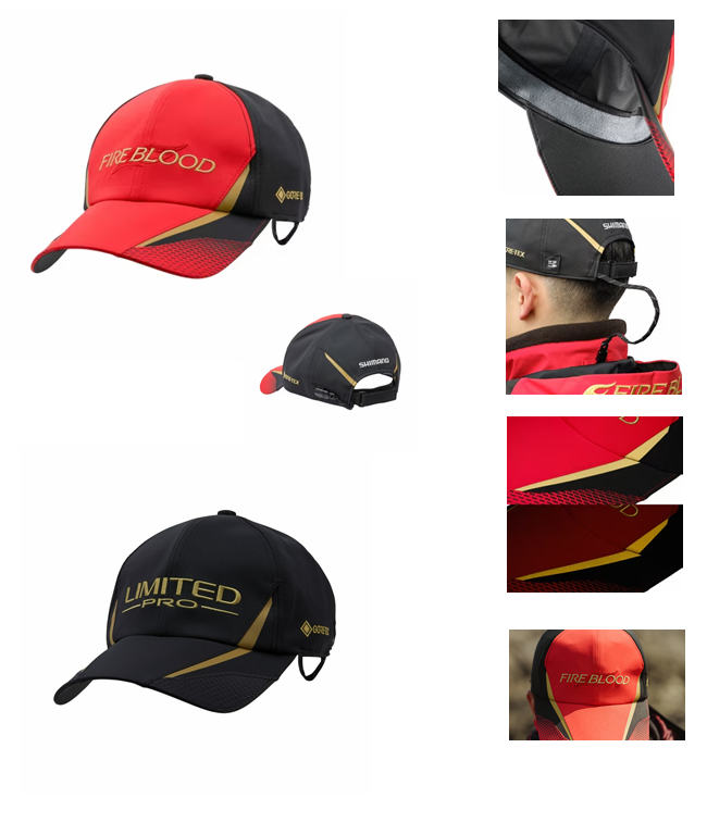 24 SHIMANO Fireblood GORE_TEX Rain Cap With Head Grip CA-111X