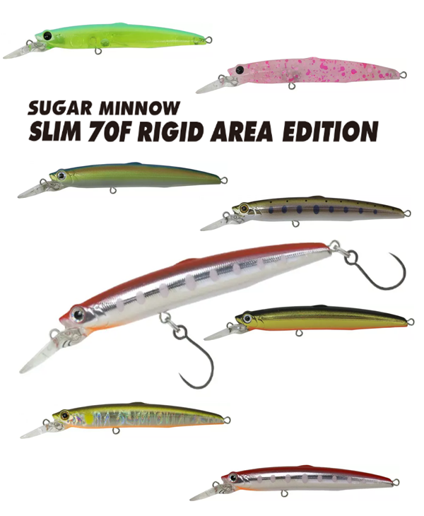 BASSDAY Sugar Minnow Slim 70F Rigid Area Edition
