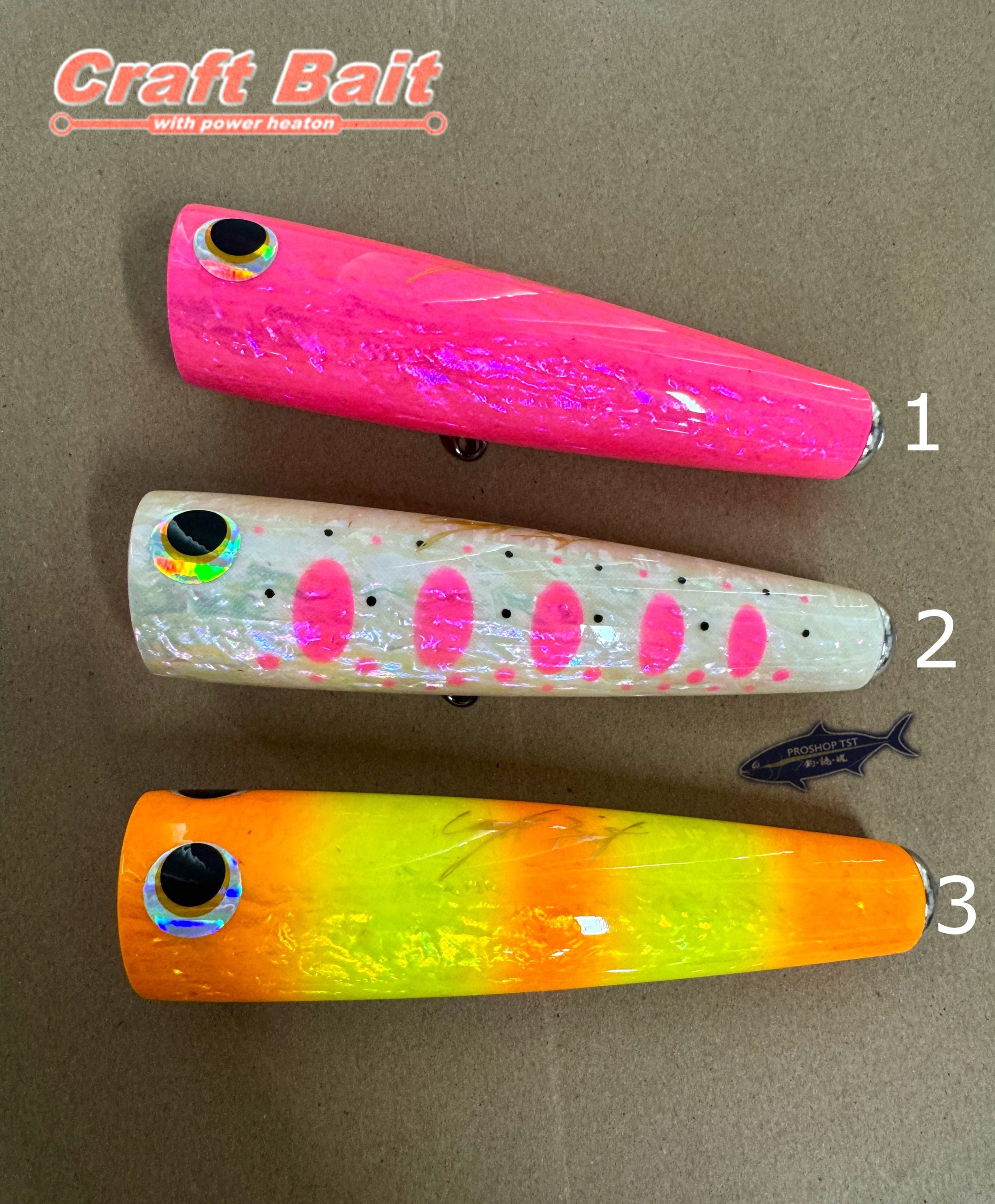 CRAFT BAIT GT2 130g Abalone Poppers – Proshop TST