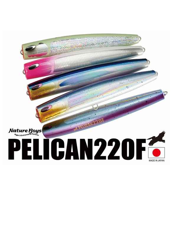 Nature Boys Pelican 220F Swimming Poppers - LAST ONE