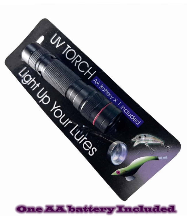 Cobalt Blue UV Torch With Battery