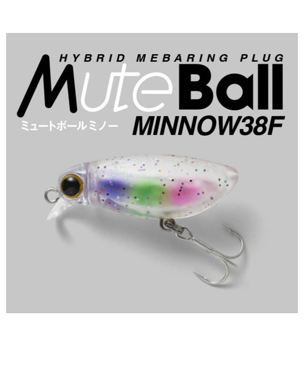 JACKALL MUTEBALL MINNOW 38F HYBRID MEBARING PLUG