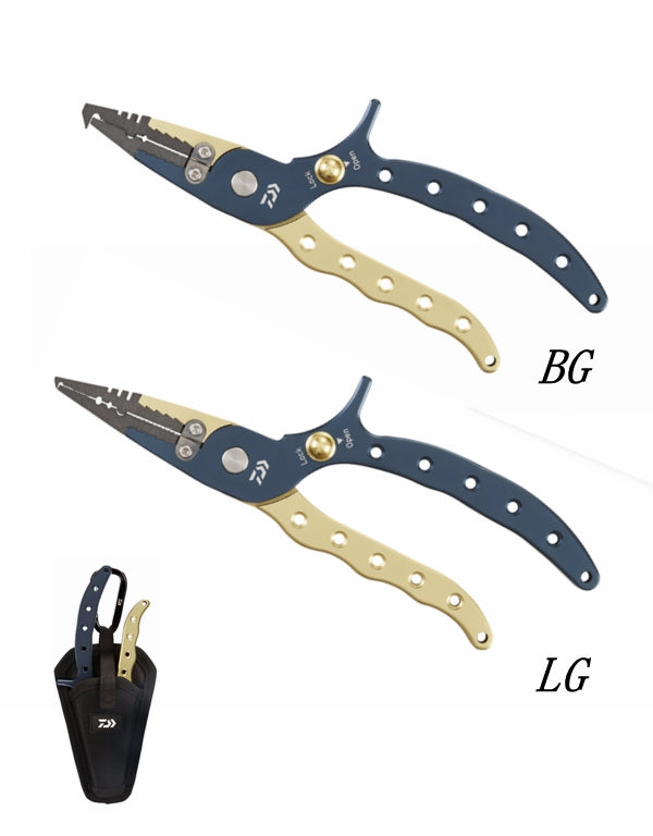 Daiwa Aluminum Pliers α200H Lock LG/LG C (with case)