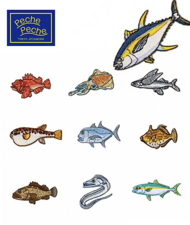 Peche Peche Iron-On Applique (Made In Japan)