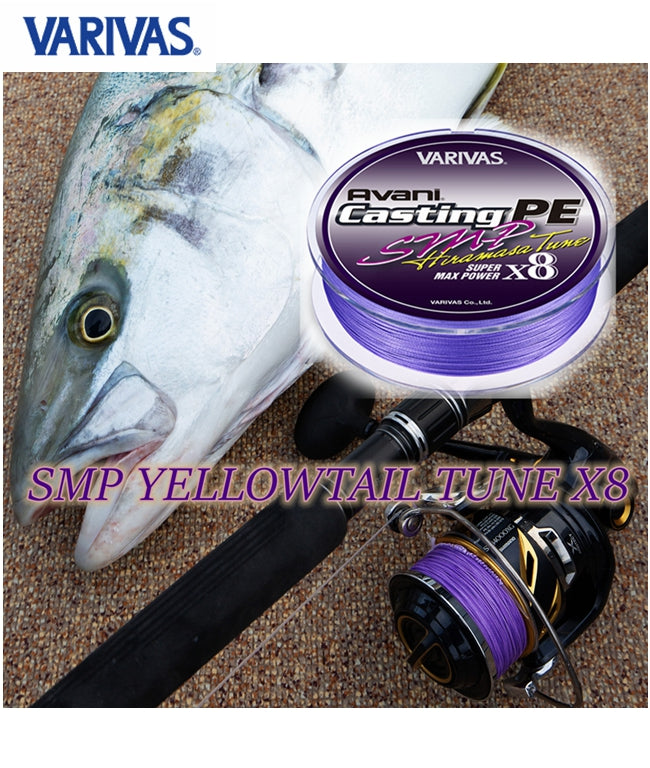 VARIVAS AVANI CASTING PE SMP YELLOWTAIL TUNE *8