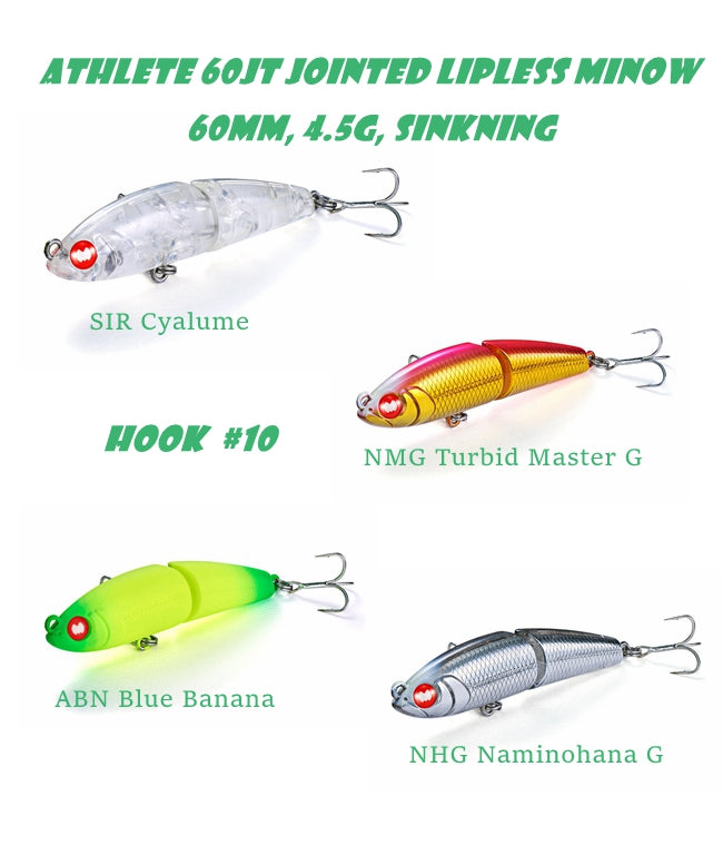 Jackson Athlete 60JT Joint Lipless Minow