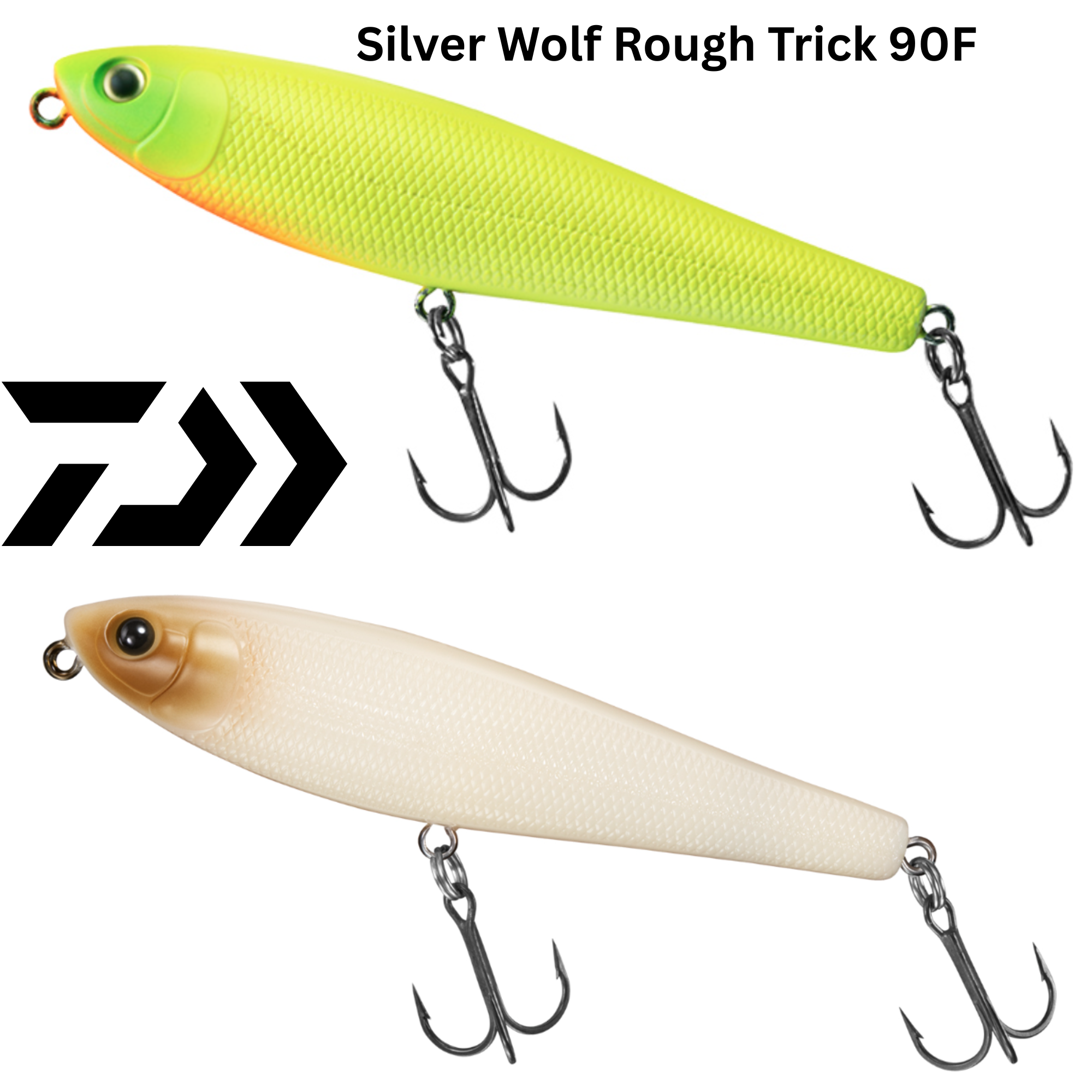 (JDM) DAIWA Silver Wolf Rough Trick 90F Stickbaits
