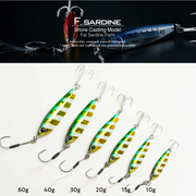 ZEAKE F_SARDINE SHORE CASTING JIGS 30g/40g/60g