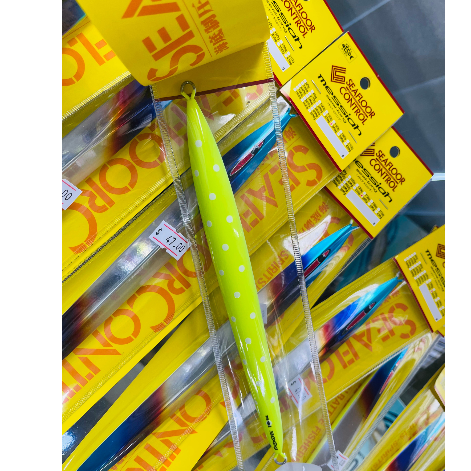 SFC Messiah Semilong, Limited edition, Chameleon Titanium Chart Dot Glow Offshore Jig