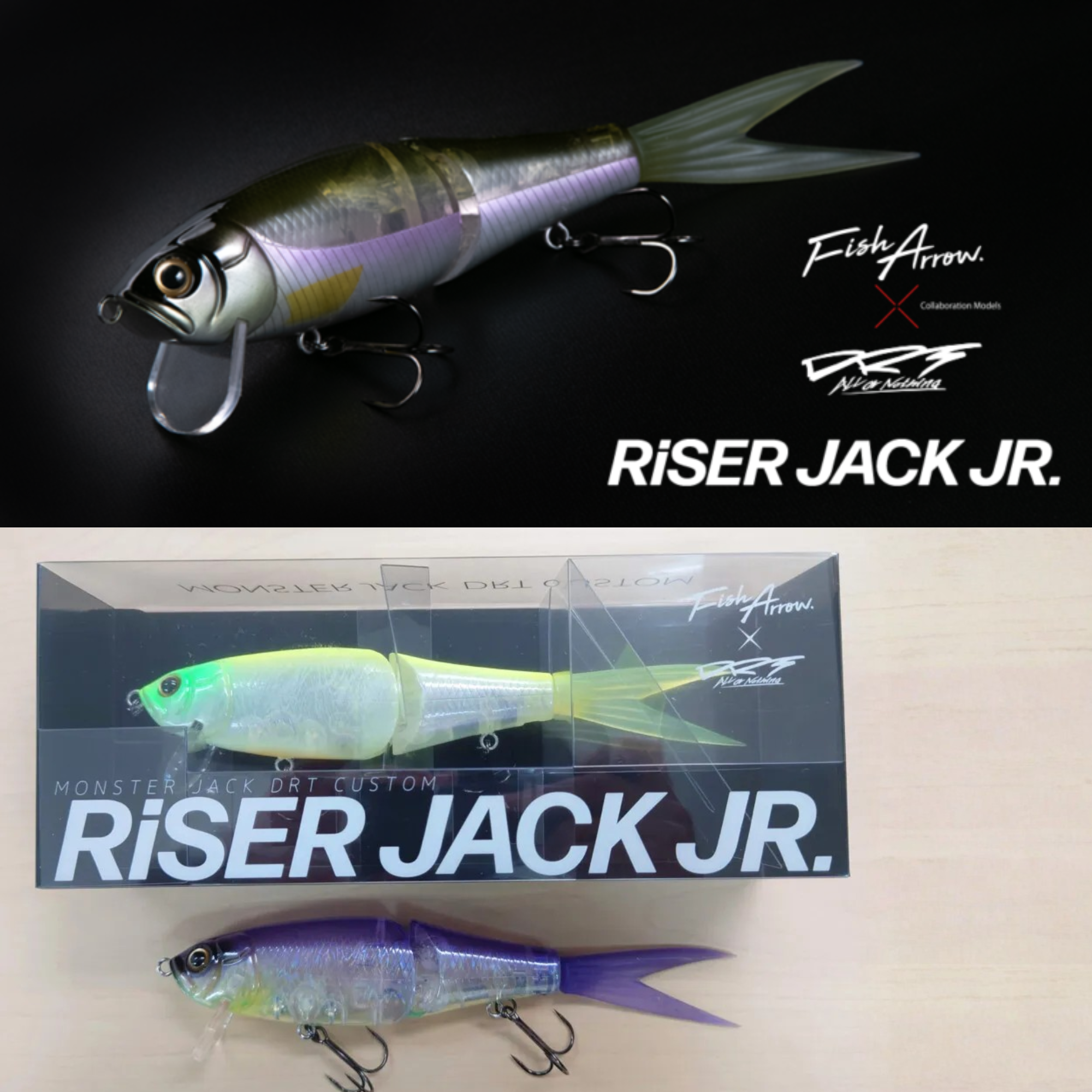 FISH ARROW x DRT RiSER JACK Jr.
