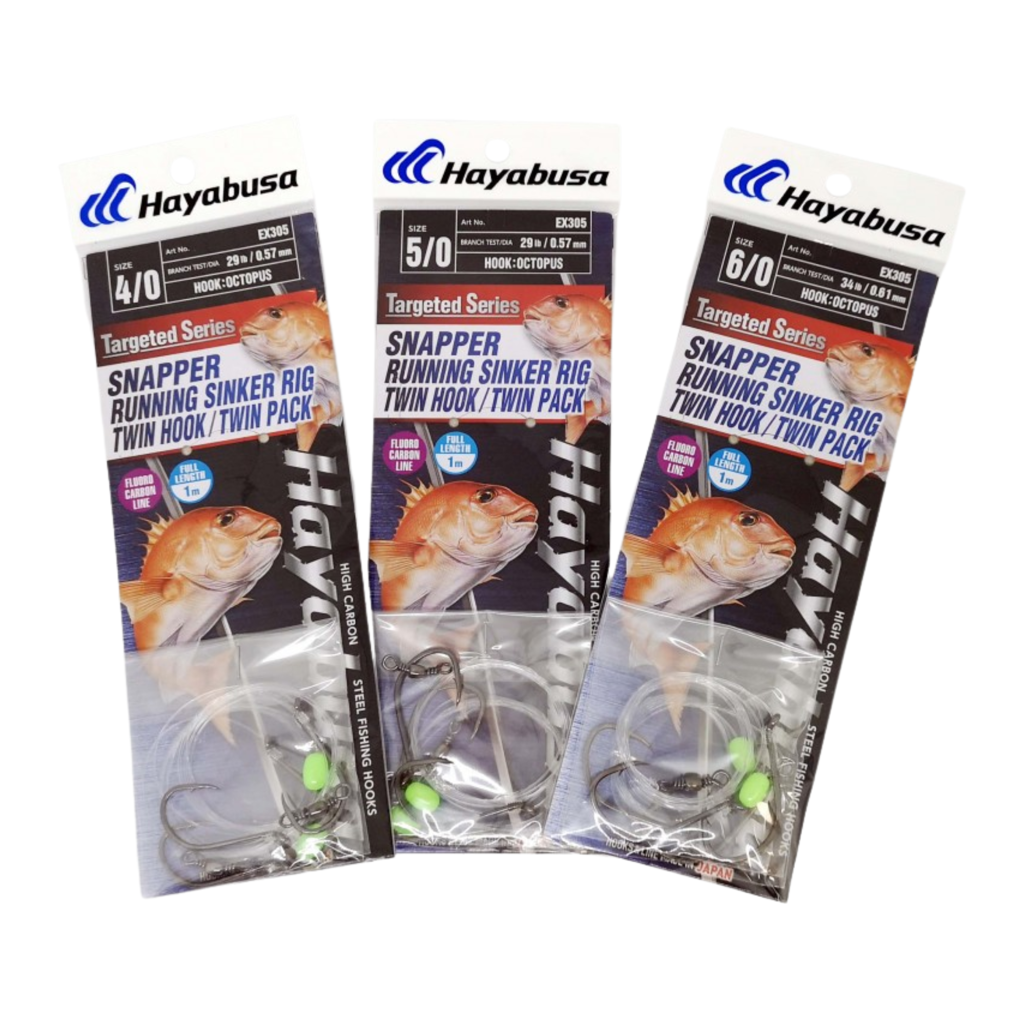 Running Sinker Snapper Rig Twin Pac EX305