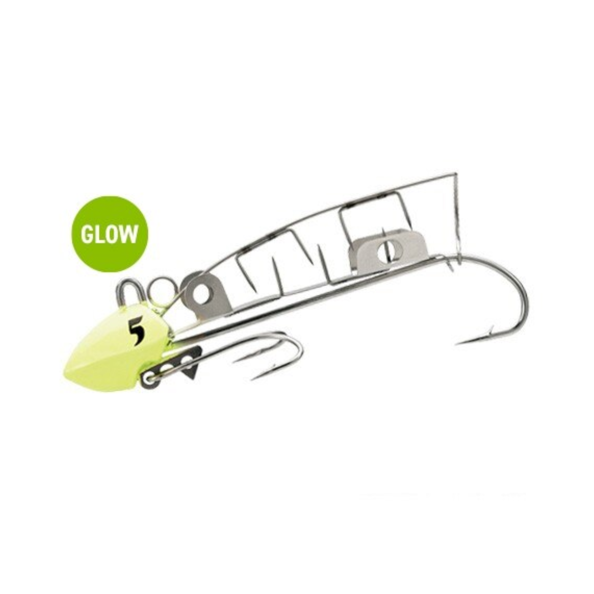 SHIMANO HAITAIL RIG TACHIUO GETTER TWIN BITING OO-006L (Natural Glow) #6 Head Size