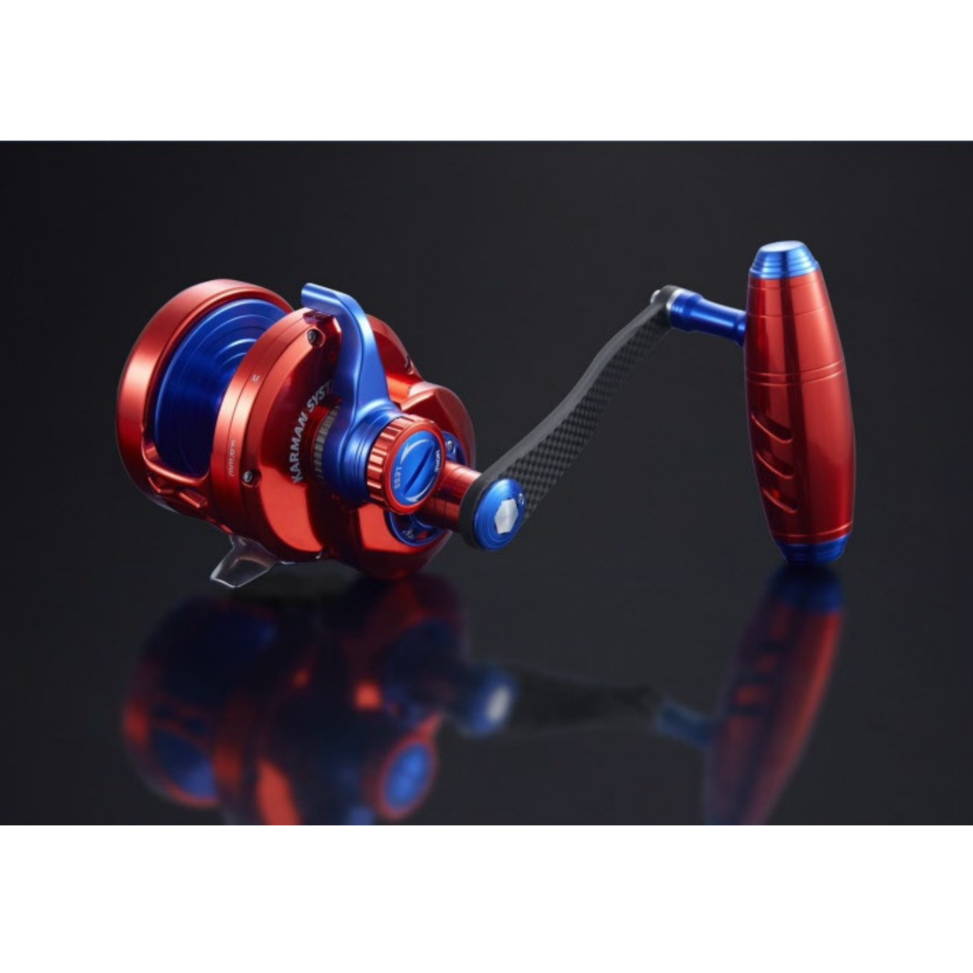 Maxel RAGE PRO 60H Special Edition Carbon Arm (Red/Blue) Right Hand