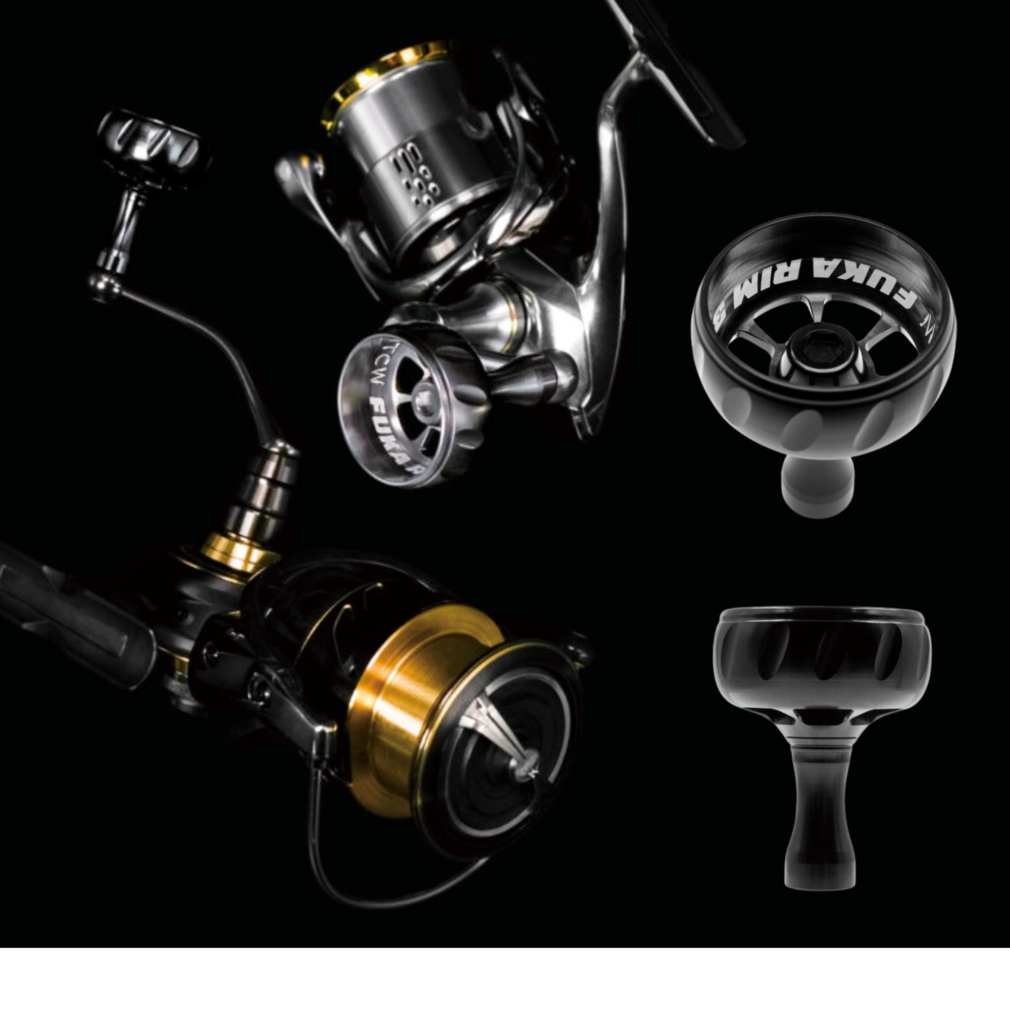 Fuka Rim( Daiwa| Shimano Compatible) Handle Knob