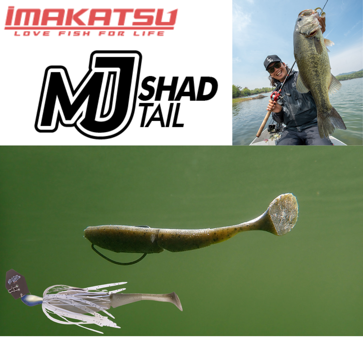 IMAKATSU MJ SHAD TAIL 5"