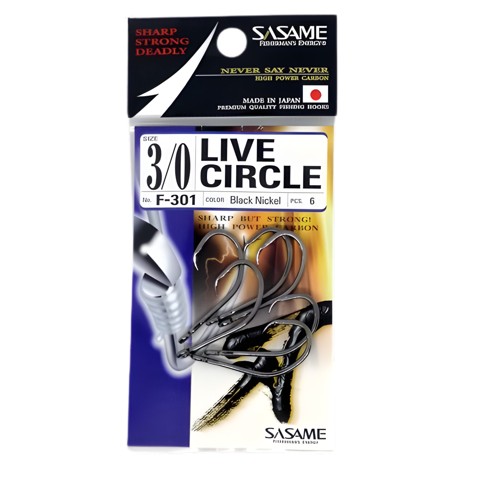 Sasame Hooks F301 Live Circle
